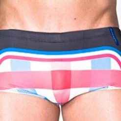 Skmpeez SS12SQCCL Country Clubz Squarez Fuchsia Swimwear