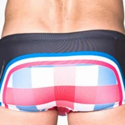 Skmpeez SS12SQCCL Country Clubz Squarez Fuchsia Swimwear