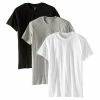 Calvin Klein U9001-MP1 3 Pack Crew Neck T-Shirt