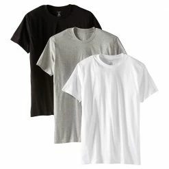 Calvin Klein U9001-MP1 3 Pack Crew Neck T-Shirt