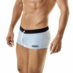 Wildmant WT62B Semi Sheer Mesh Squarecut With Cock Ring C-Rings / Straps