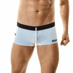 Wildmant WT62B Semi Sheer Mesh Squarecut With Cock Ring C-Rings / Straps