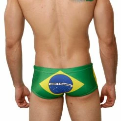 Mensuas MN8008 Brazil Flag Swim Trunk 7 Mensuas MN8008 Brazil Flag Swim Trunk