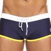 Swimwear Timoteo AM1168NW Speedster Squarecut Navy And White