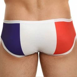 Mensuas MN0816 France Flag Boxer Brief