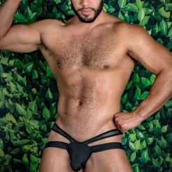 Daddy Underwear What's New Daddy DDK030 Black Widow Thong