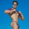 Daniel Alexander DAI077 Purple Leopard Bikini