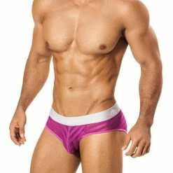 Intymen INT5605 Stripe Sheer Brief 10 Intymen INT5605 Stripe Sheer Brief