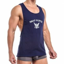Jocko JKM006 Navy Force Tank Shirts