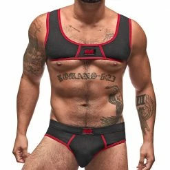 Male Power 100052 Cotton Spandex Mini Tank Bikini Set