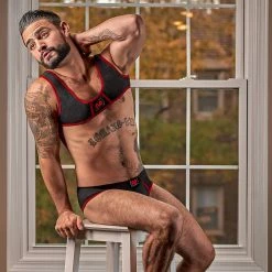 Male Power 100052 Cotton Spandex Mini Tank Bikini Set