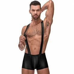 Male Power 148261 Cage Matte Back Singlet Short