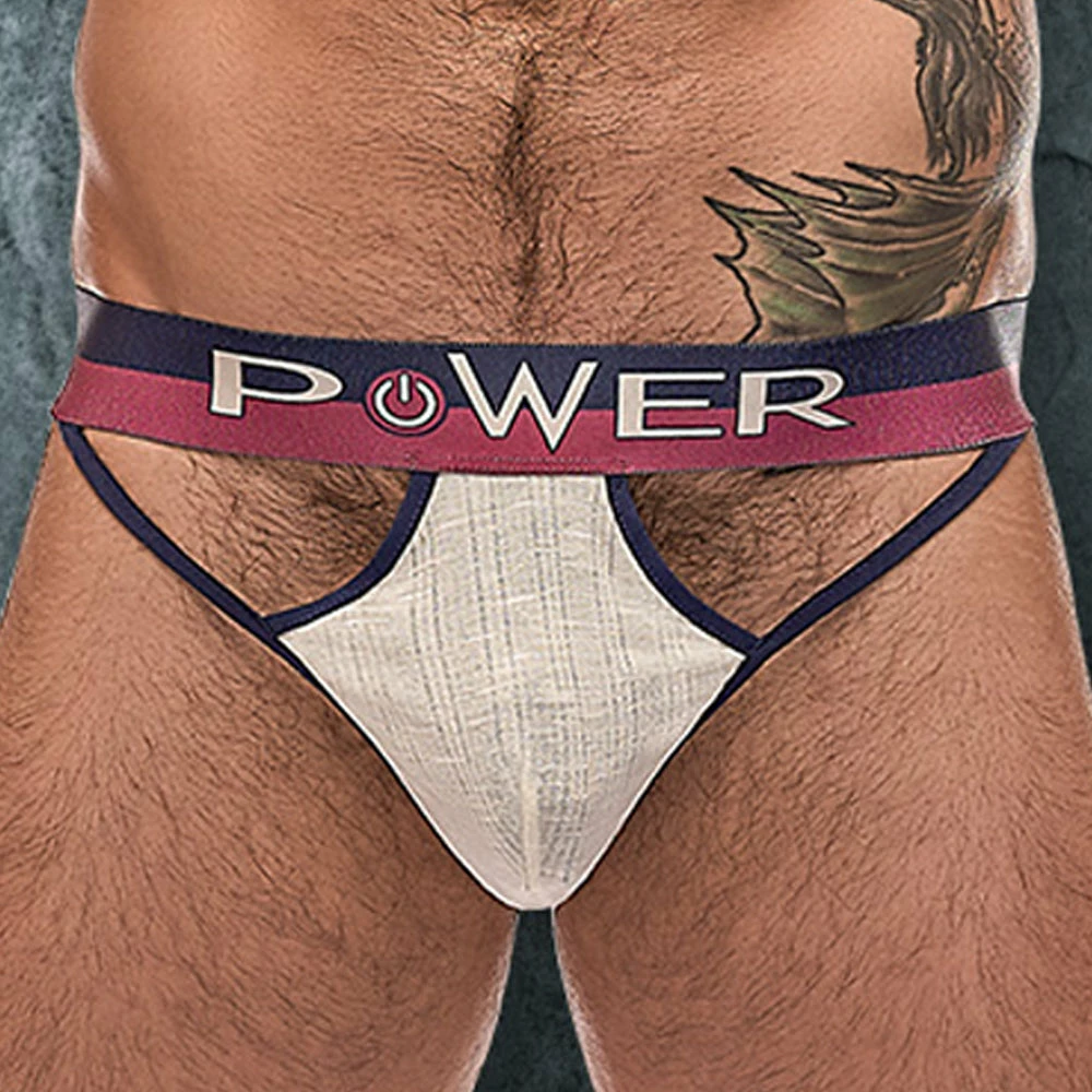 Male Power 237246 French Terry Cutout Thong 6 Male Power 237246 French Terry Cutout Thong