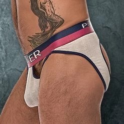 Male Power 302246 French Terry Cutout Moonshine