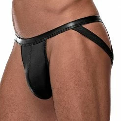 Male Power 352261 Cage Matte Strappy Ring Jockstrap