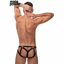 Male Power 352261 Cage Matte Strappy Ring Jockstrap