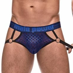 Male Power 398264 Diamond Mesh Jock Ring