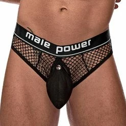 Male Power 410260 Cock Pit Net Cock Ring Thong