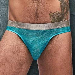 Male Power 442252 Mesh Rib Bong Thong