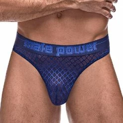 Male Power 442264 Diamond Mesh Bong Thong Best Sellers