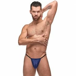 Male Power 450264 Diamond Mesh Posing Strap G-String