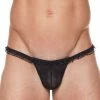 Underwear Male Basics MBL-015 Ruffled V Thong 2 Underwear Male Basics MBL-015 Ruffled V Thong