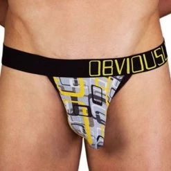 Obviously MEH Geometric Low Rise Bikini Brief Underwear