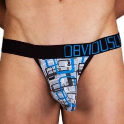 Obviously MEH Geometric Low Rise Bikini Brief Underwear