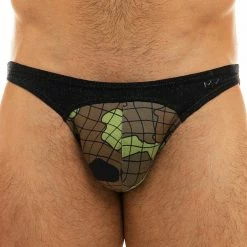 Modus Vivendi 11013 Trapped Camo Low Cut Brief Underwear