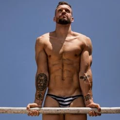 MODUS VIVENDI 11912 Striped Low Cut Brief