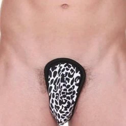 Rage PM5 C-String Thong Snow Leopard Underwear