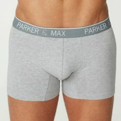 Parker & Max Parker & Max PMFPCS Classic Cotton Stretch Boxer Brief Heather Best Sellers