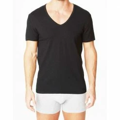 Parker & Max PMFPCS-TDVN1 Classic Cotton Stretch Deep V-Neck T-Shirt 9 Parker & Max PMFPCS-TDVN1 Classic Cotton Stretch Deep V-Neck T-Shirt