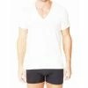 Parker & Max PMFPCS-TDVN1 Classic Cotton Stretch Deep V-Neck T-Shirt