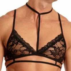 Secret Male SMA016 Choker Bra