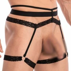 Secret Male SMU002 Stone Garter Belt What's New