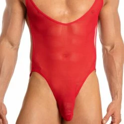 Secret Male SMV002 Deep V Body Suit What's New