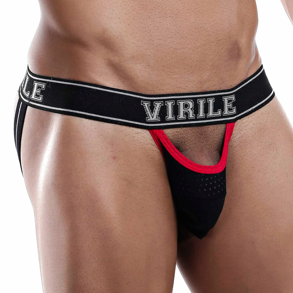 Virile VLE005 Jockstrap Mesh Underwear 3 Virile VLE005 Jockstrap Mesh Underwear