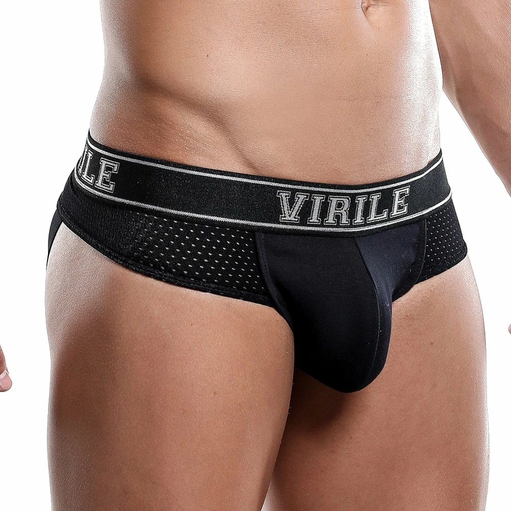 Mesh Underwear Virile VLE008 Jockstrap 7 Mesh Underwear Virile VLE008 Jockstrap