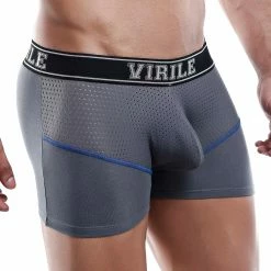 Mesh Underwear Virile VLG002 Boxer Trunk 14 Mesh Underwear Virile VLG002 Boxer Trunk