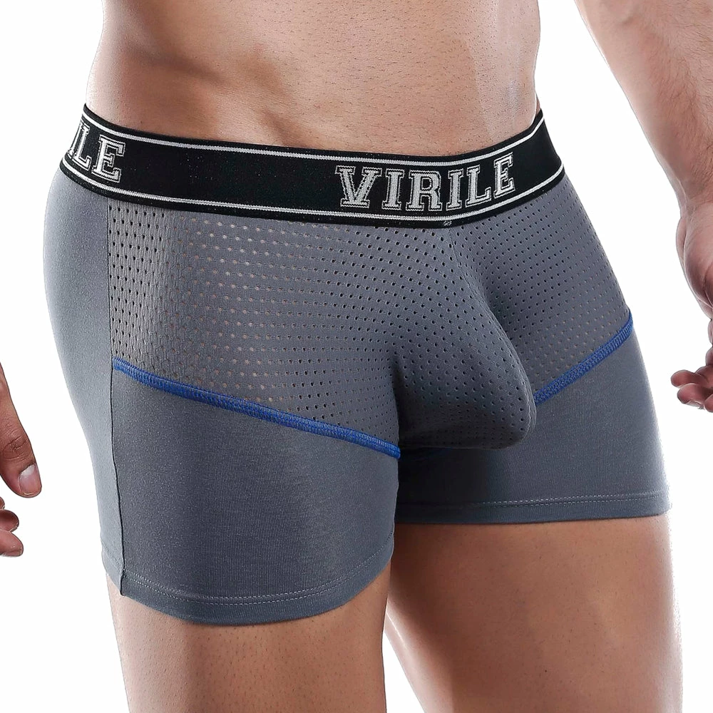 Mesh Underwear Virile VLG002 Boxer Trunk 7 Mesh Underwear Virile VLG002 Boxer Trunk