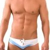 Marcuse M007BL Wave Swim Brief Blue 1 Marcuse M007BL Wave Swim Brief Blue