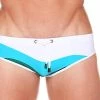 Marcuse M007GR Wave Swim Brief Green 2 Marcuse M007GR Wave Swim Brief Green