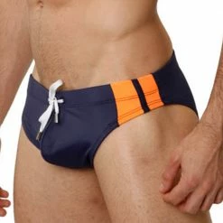 Mensuas MN0680 Orange Swim Bikini